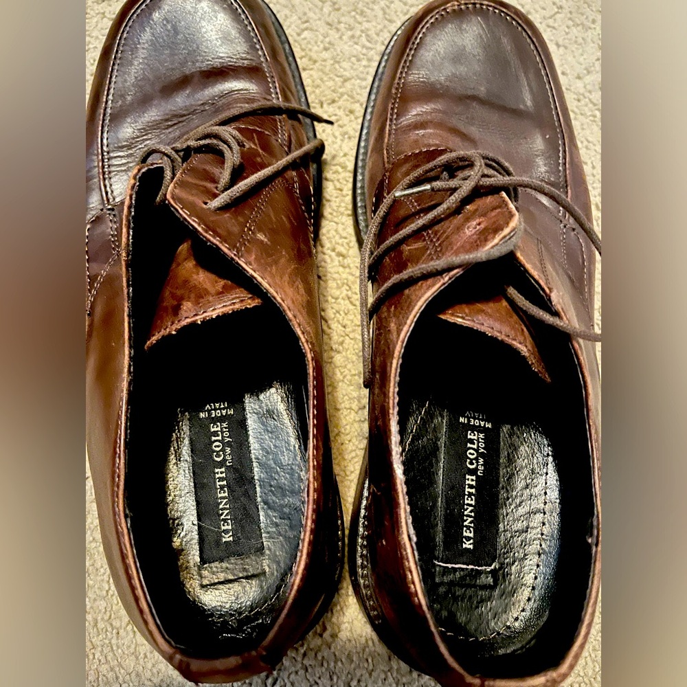 Brown Kenneth Cole shoes